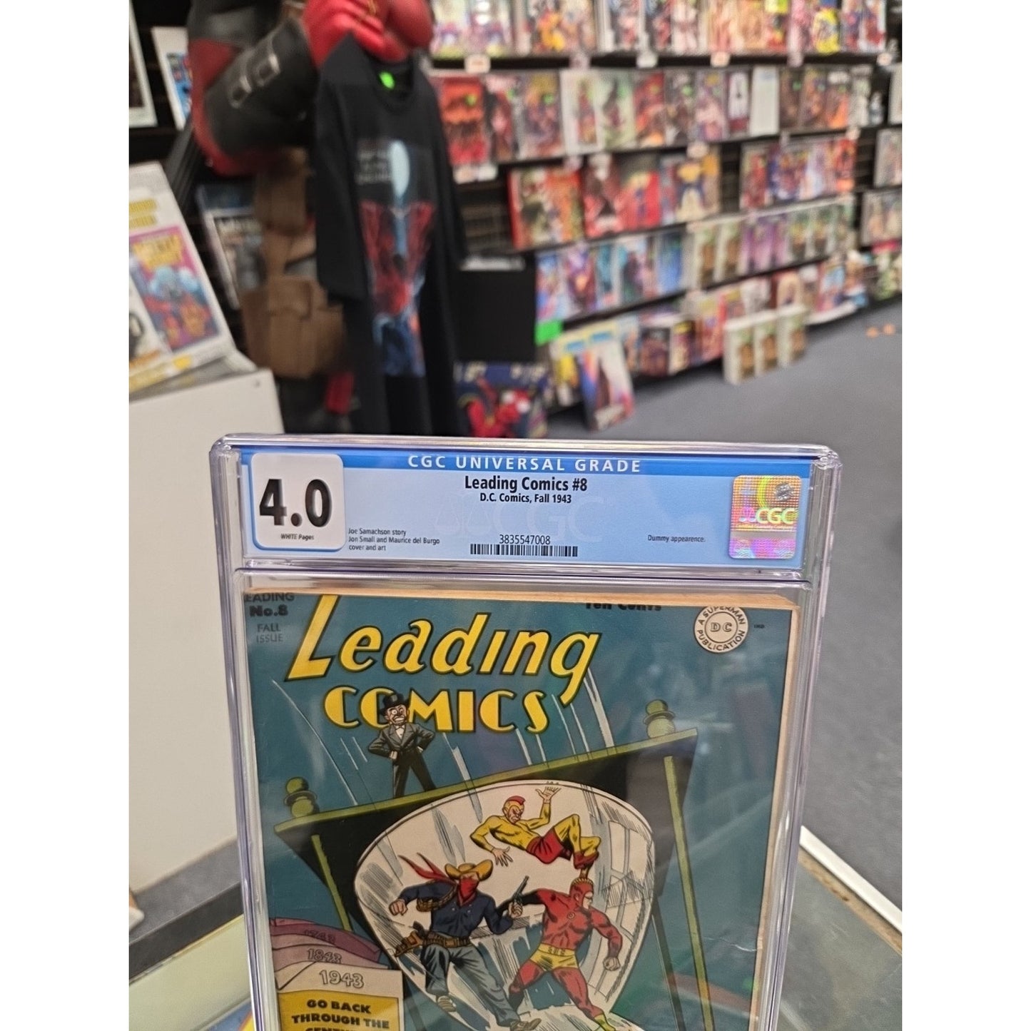 Leading Comics #8 (CGC 4.0) Golden Age DC, Seven Soldiers Of Victory