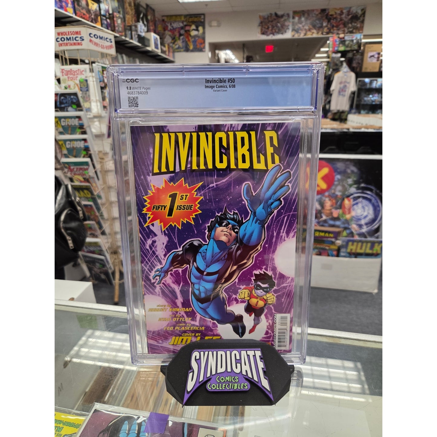 Invincible #50 (CGC 9.8) Williams Variant, Low Print Run