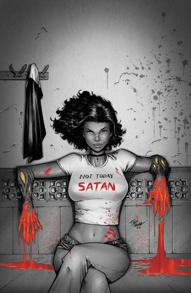 Excommunicated #3 Cover D Inc 1:30 Tiago Palma Black & White Full Art Variant