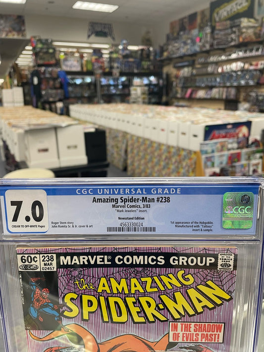 Amazing Spider-Man #238 Mark Jewelers Insert (CGC 7.0) 1st Hobgoblin