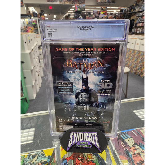 Green Lantern #55 (CGC 9.6) 1:25 Doug Mahnke Variant