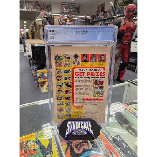 Hero For Hire #1 (CGC 6.5) 1st Luke Cage
