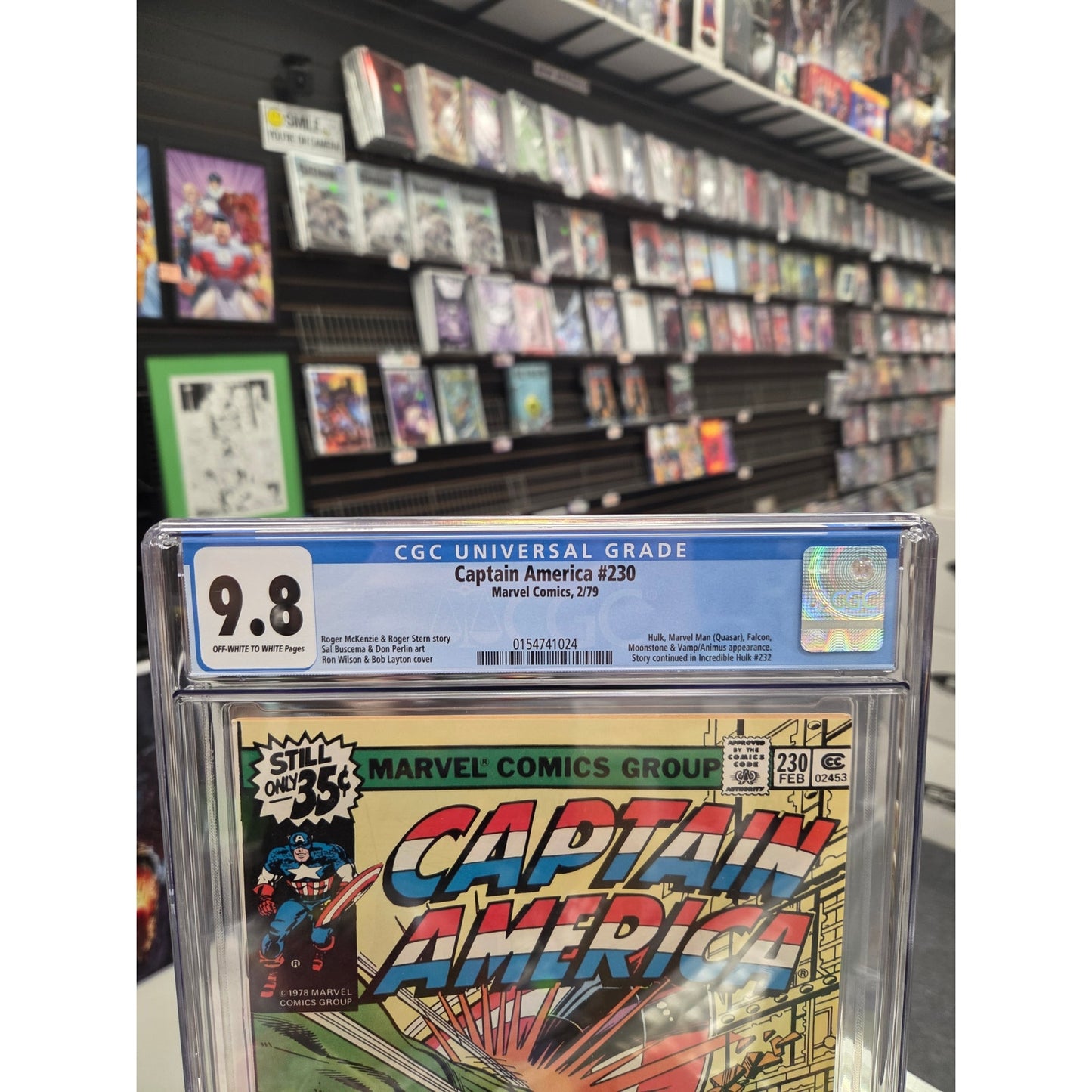 Captain America #230 (CGC 9.8) Iconic Cover