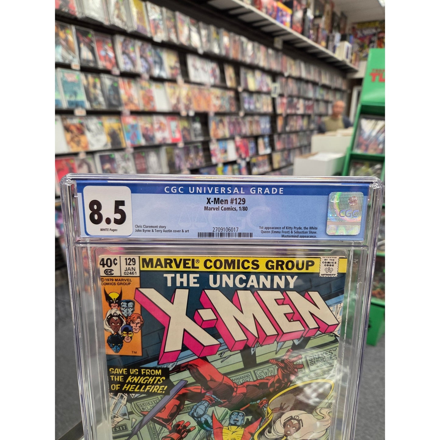 Uncanny X-Men #129 (CGC 8.5) 1st Kitty Pryde, White Queen