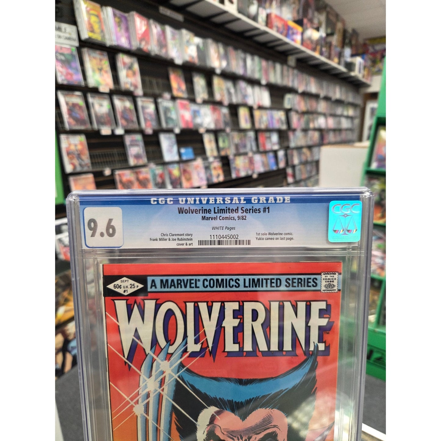 Wolverine #1 (CGC 9.6) 1st Solo Series