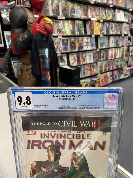 Invincible Iron Man #7 (CGC 9.8) 1st Riri Williams