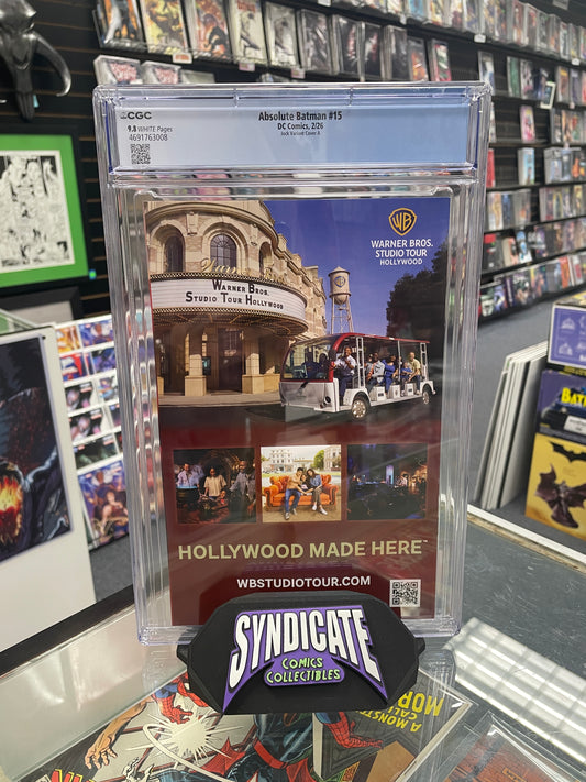 Absolute Batman #15 Jock & Brian Bolland Variant (CGC 9.8) 1st Absolute Joker