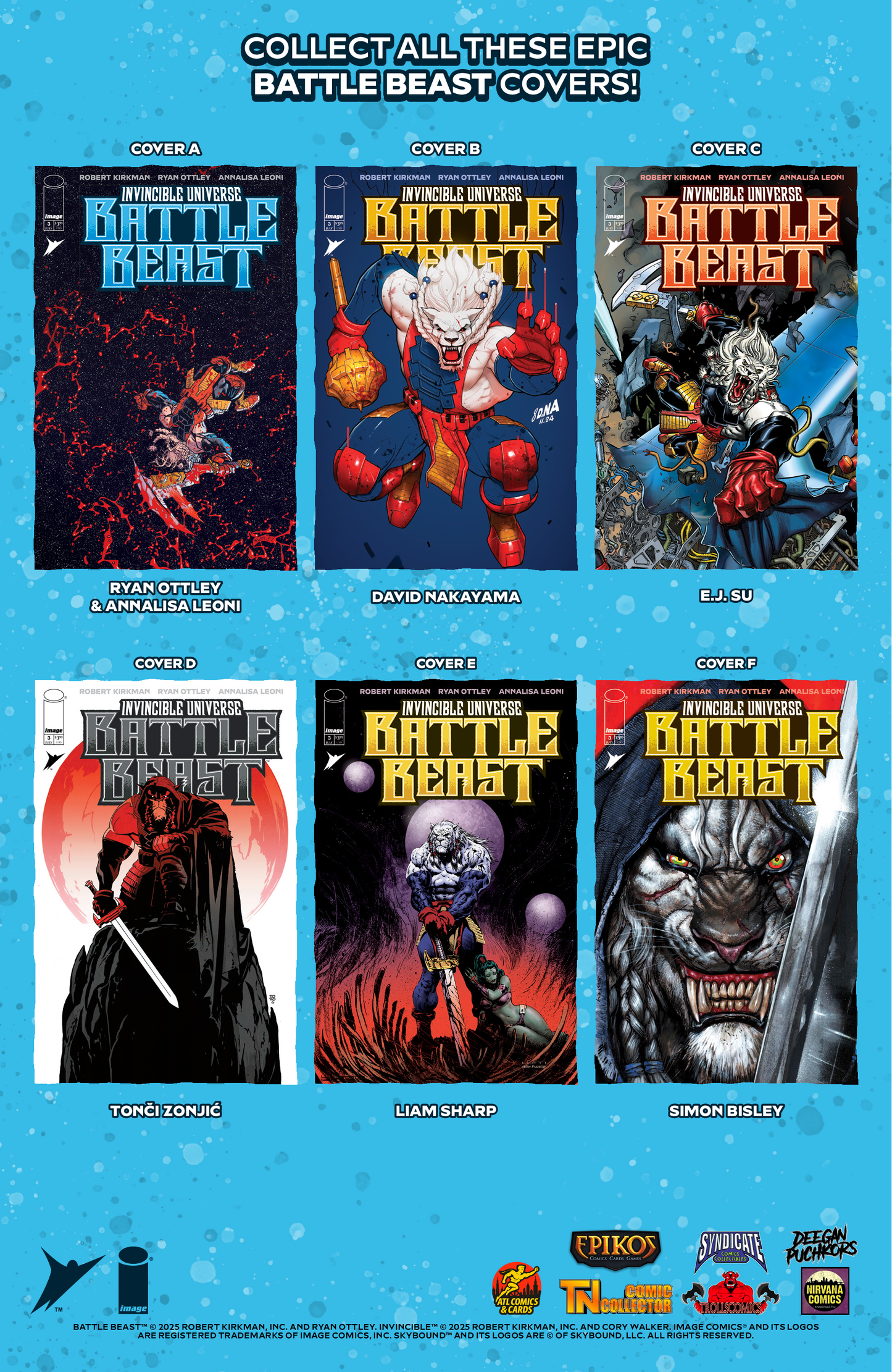 Invincible Universe: Battle Beast #3 Deegan Puchkors, Syndicate Comics & Collectibles Exclusive Variant