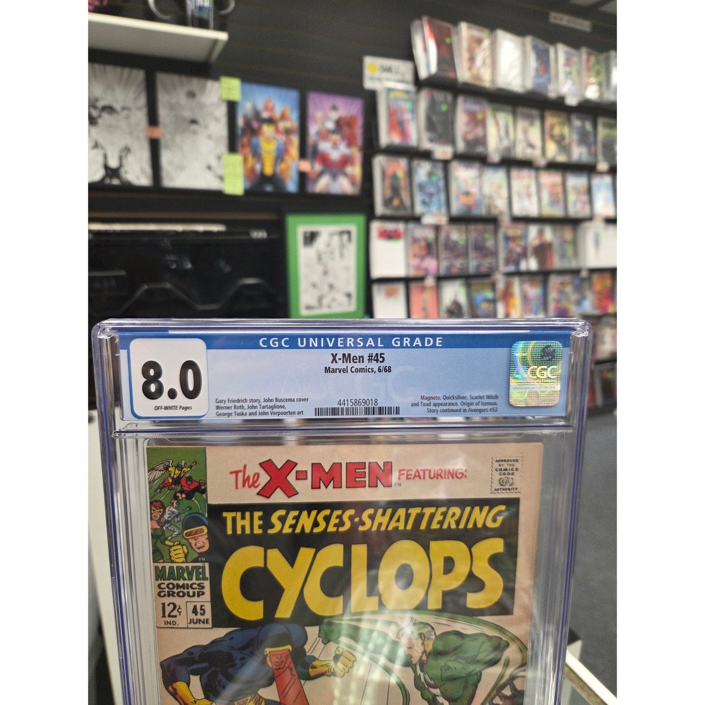 X-Men #45 (CGC 8.0) High-Grade Silver-Age