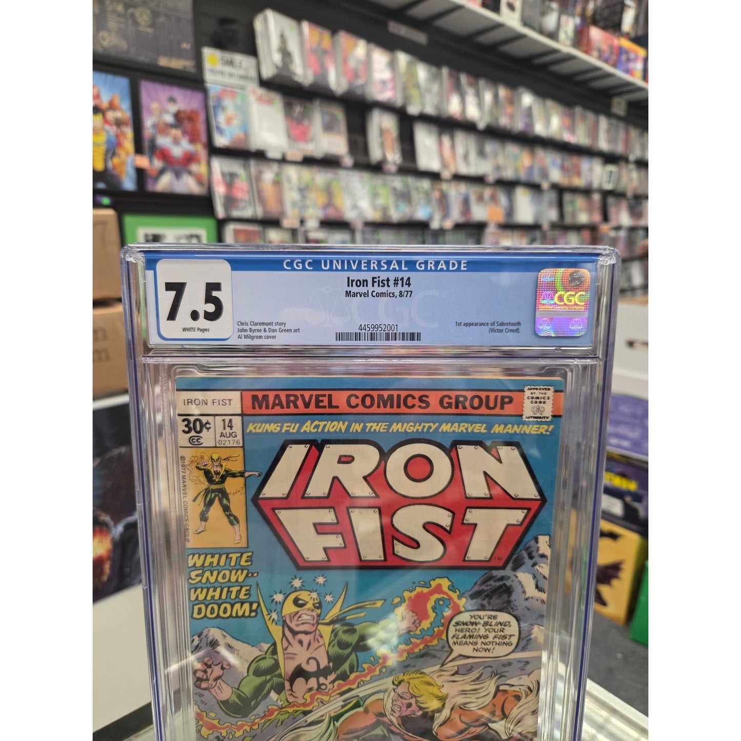 Iron Fist #14 (CGC 7.5) 1st Sabretooth