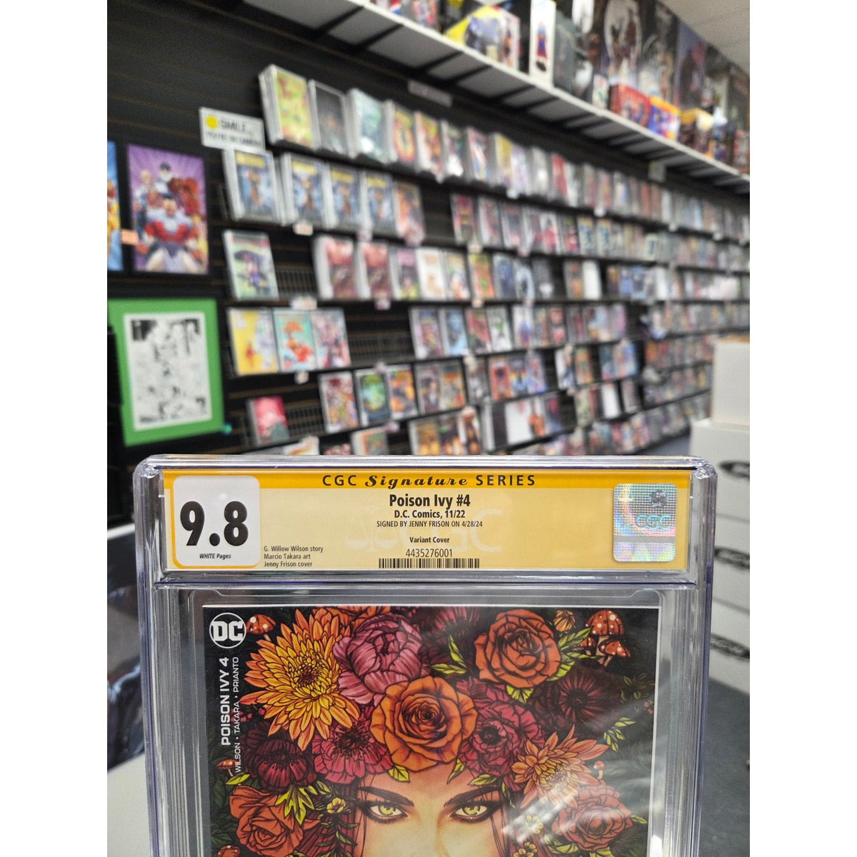 Poison Ivy #4 (CGC 9.8) Signed by Jenny Frison