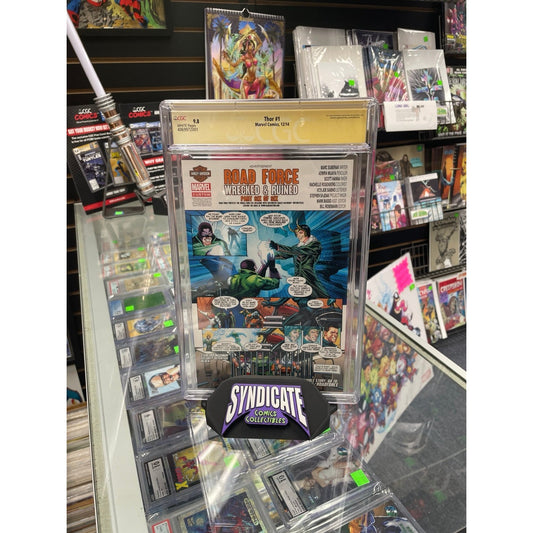 Thor #1 (CGC Signature Series 9.8) Signed by Jason Aaron