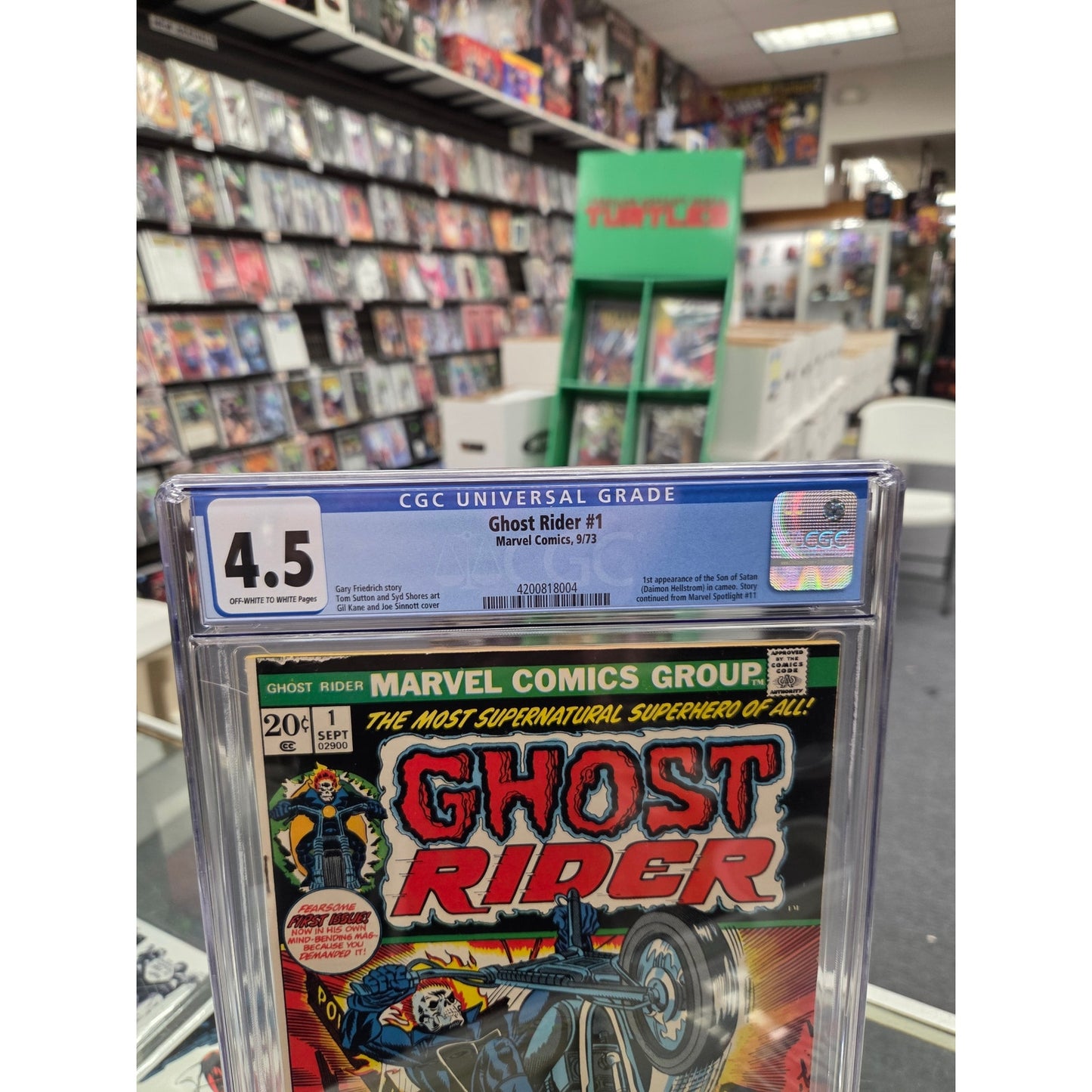 Ghost Rider #1 (CGC 4.5) 1st Solo Ghost Rider Series