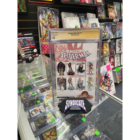 Amazing Spider-Man #14 J. Scott Campbell Cover D (CGC X JSA 9.8)