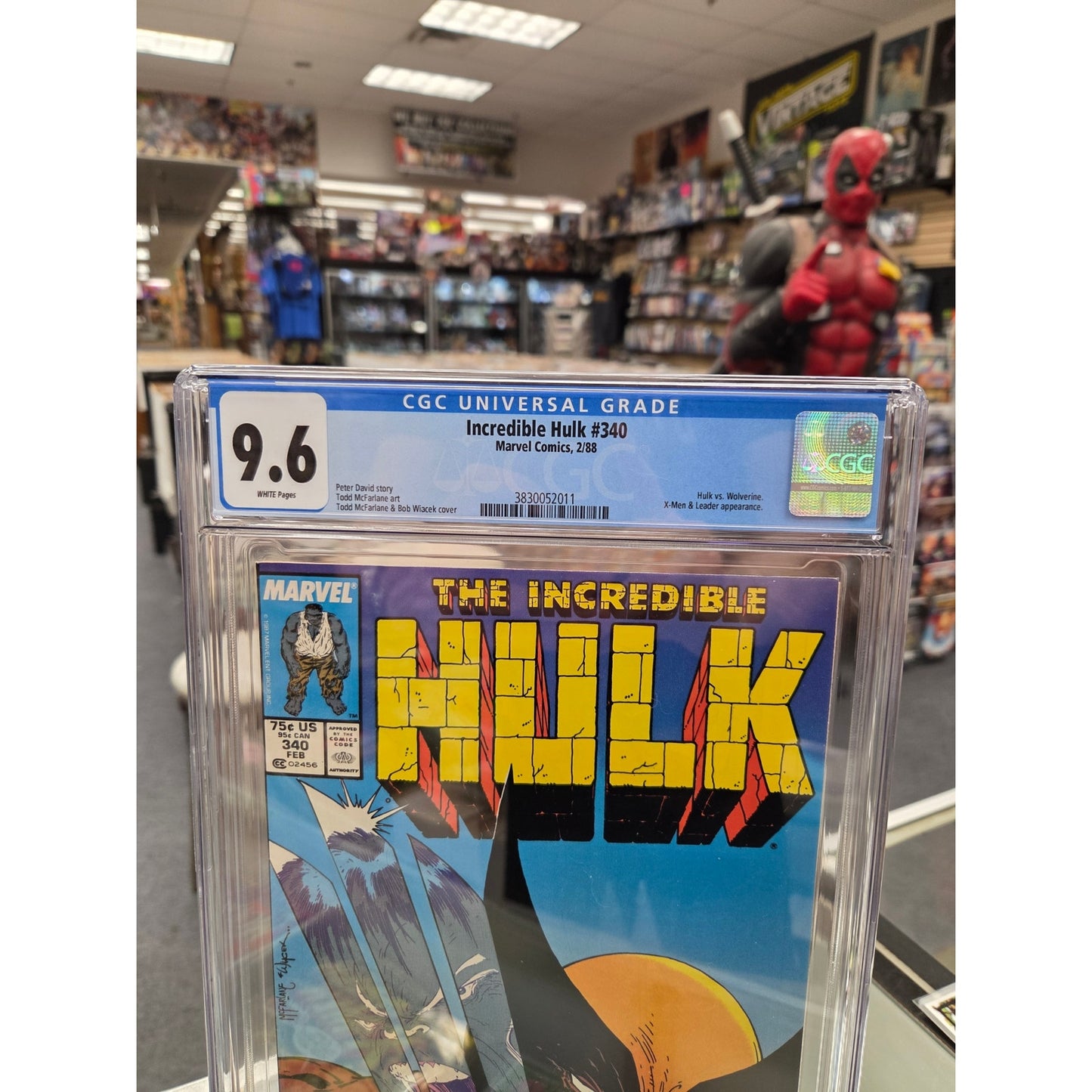 Incredible Hulk #340 (CGC 9.6) Newsstand Edition