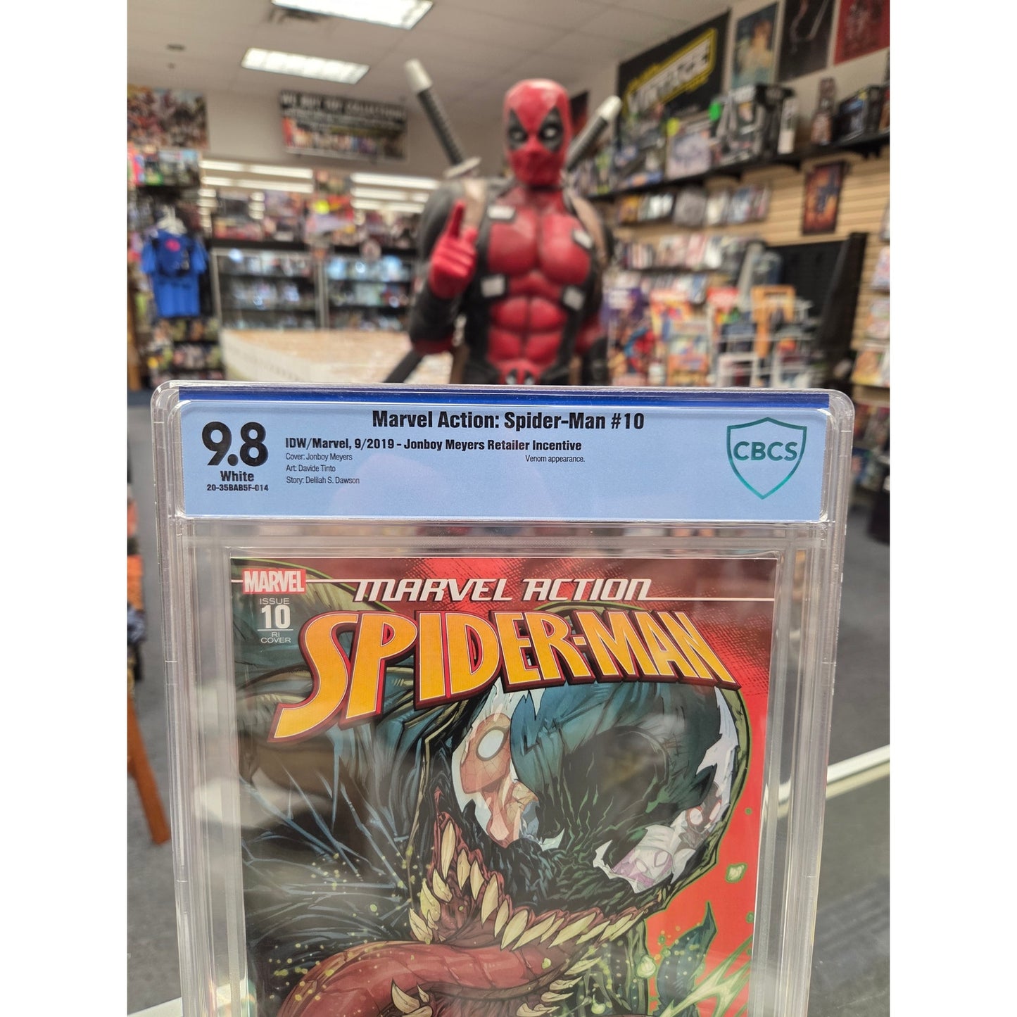 Marvel Action: Spider-Man #10 (CBCS 9.8) Jonboy Meyers Variant