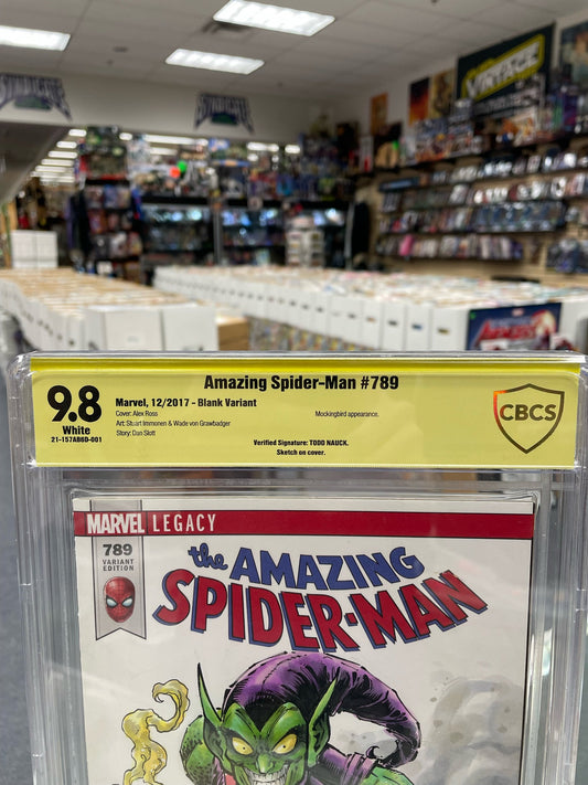 Amazing Spider-Man #789 (CBCS 9.8) Green Goblin Sketch by Todd Nauck