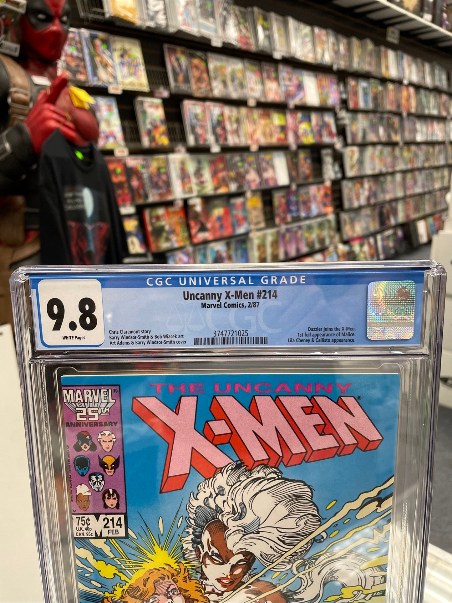 Uncanny X-Men #214 (CGC 9.8) Dazzler Joins The X-Men