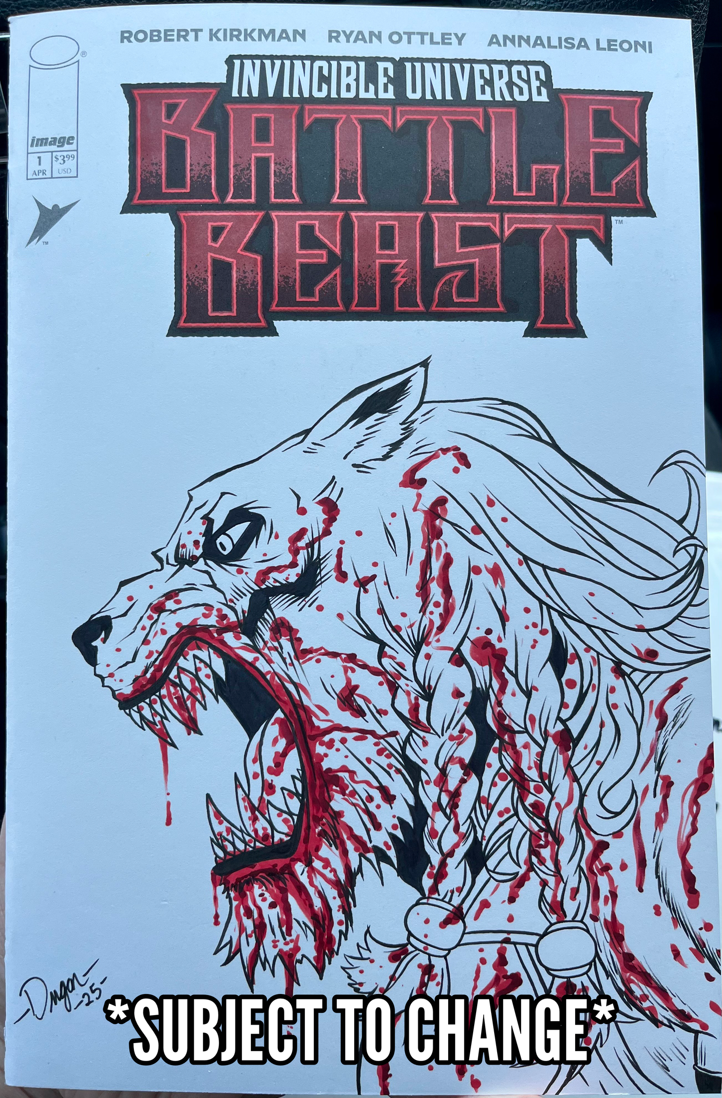 Invincible Universe: Battle Beast #5 Deegan Puchkors, Syndicate Comics & Collectibles Exclusive Variant