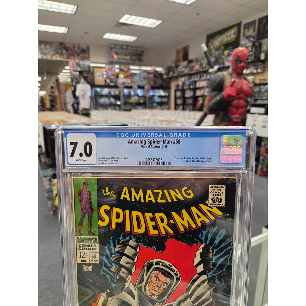 Amazing Spider-Man #58 (CGC 7.0)
