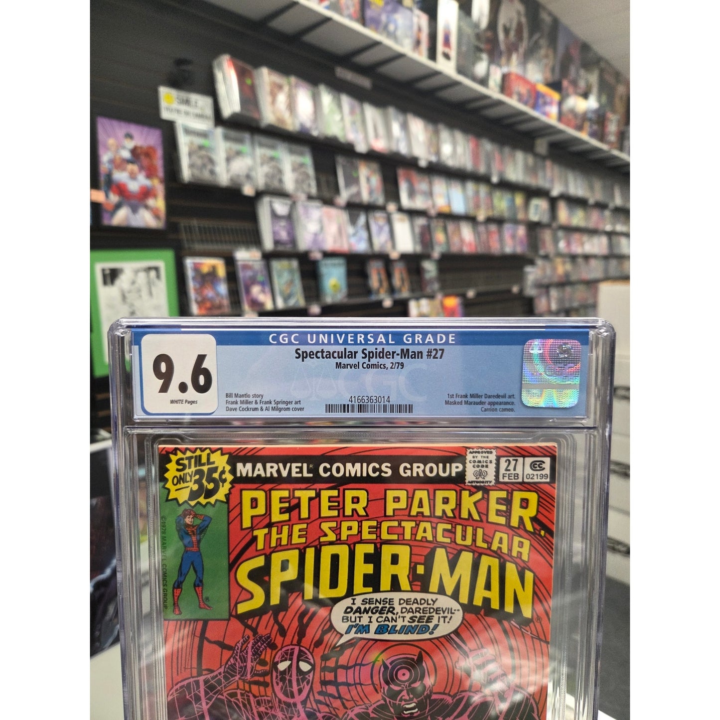 Spectacular Spider-Man #27 (CGC 9.6) 1st Frank Miller Daredevil