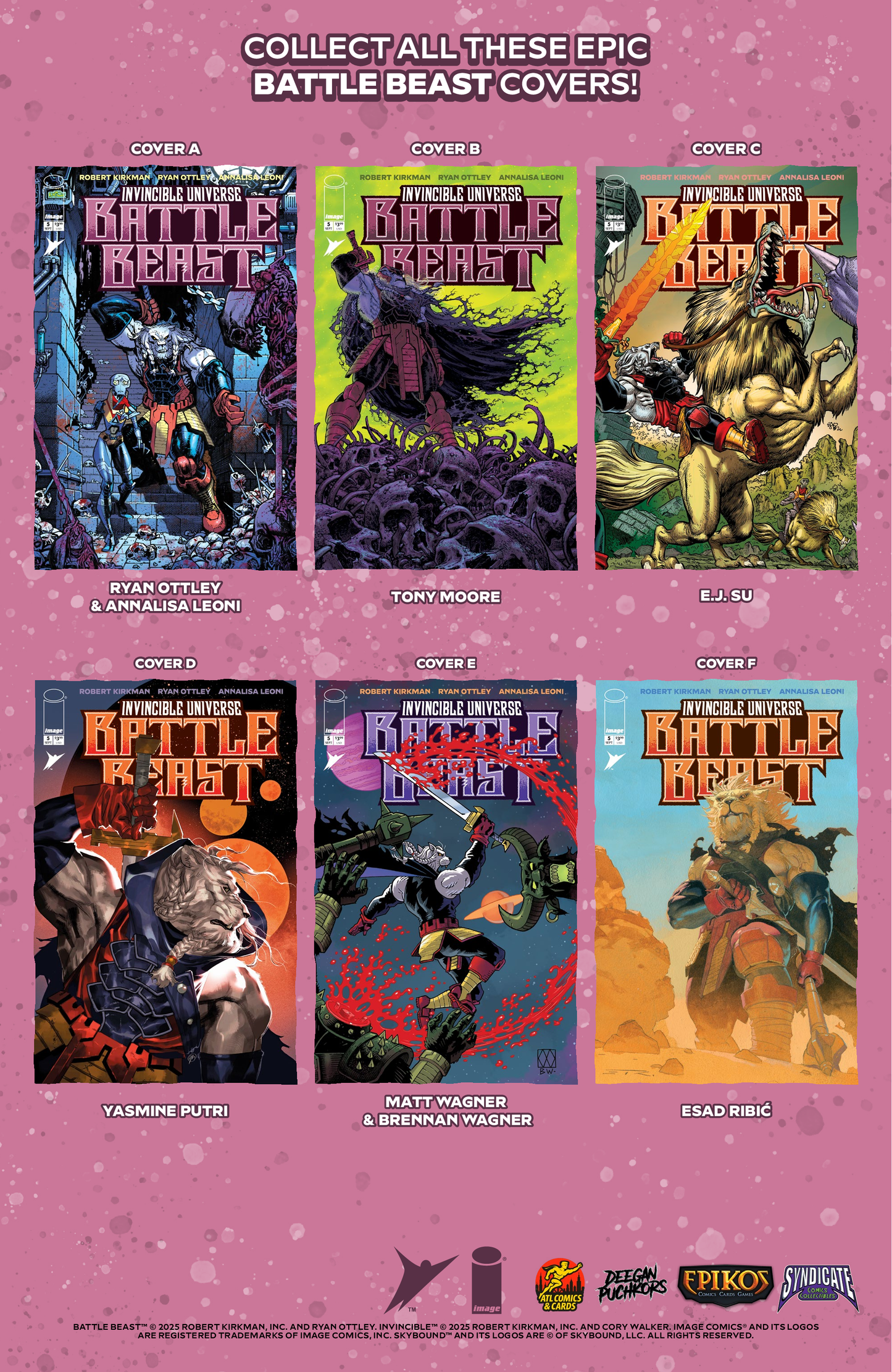 Invincible Universe: Battle Beast #5 Deegan Puchkors, Syndicate Comics & Collectibles Exclusive Variant