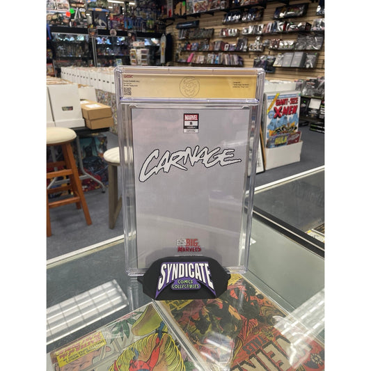 Carnage #8 1:50 Variant (CGC Signature Series 9.8) Signed by Skottie Young