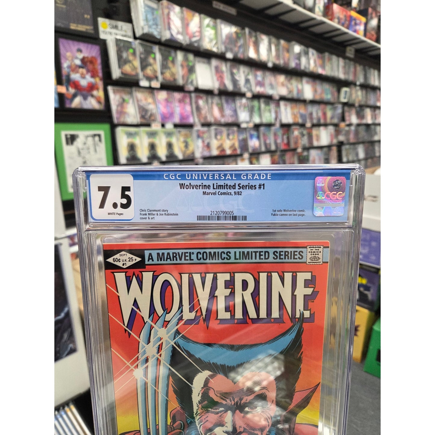 Wolverine #1 (CGC 7.5) 1st Solo Series, Newsstand
