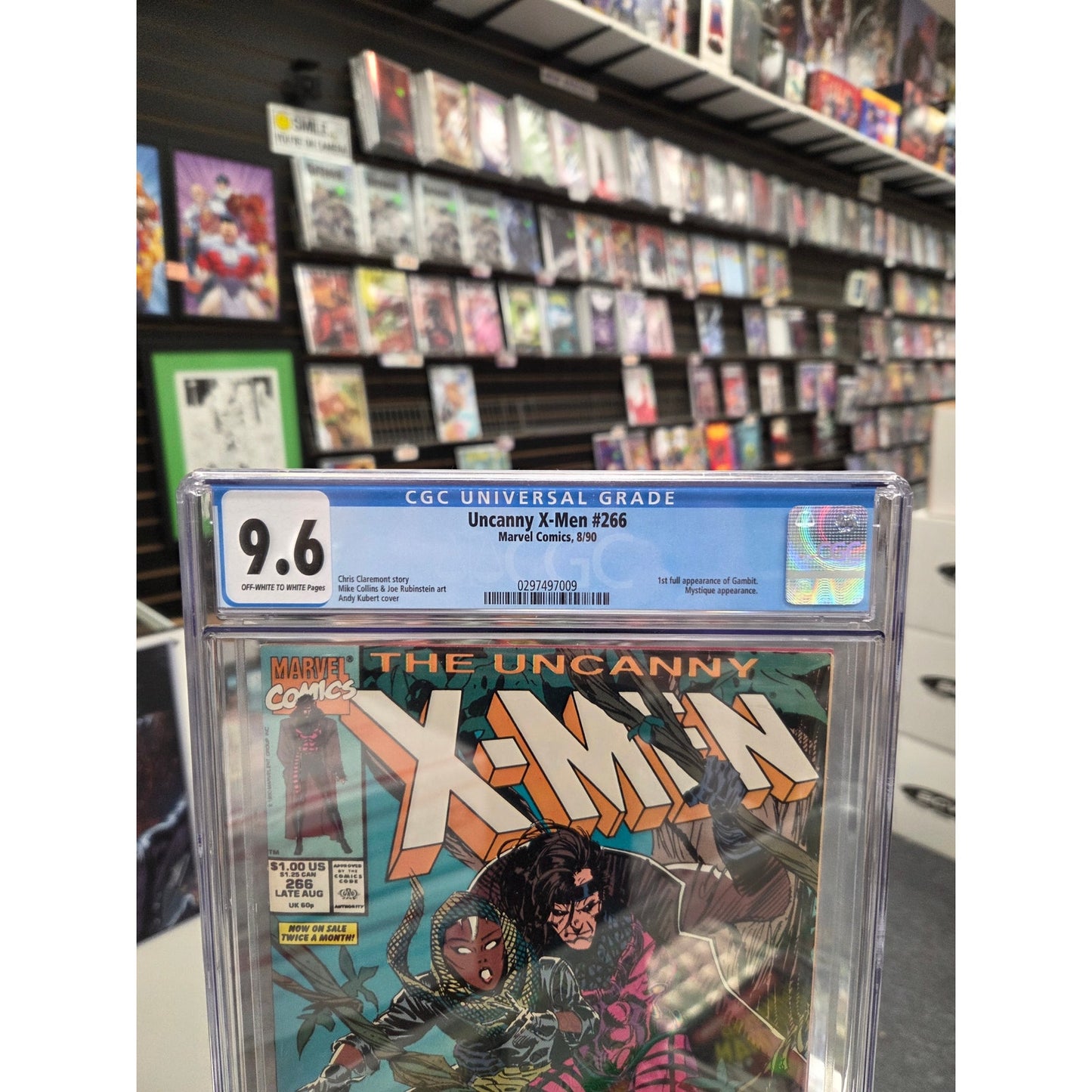 Uncanny X-Men #266 (CGC 9.6) 1st Gambit