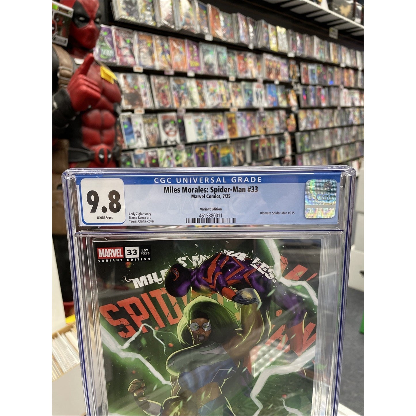 Miles Morales: Spider-Man #33 (CGC 9.8) 1st Powerlift