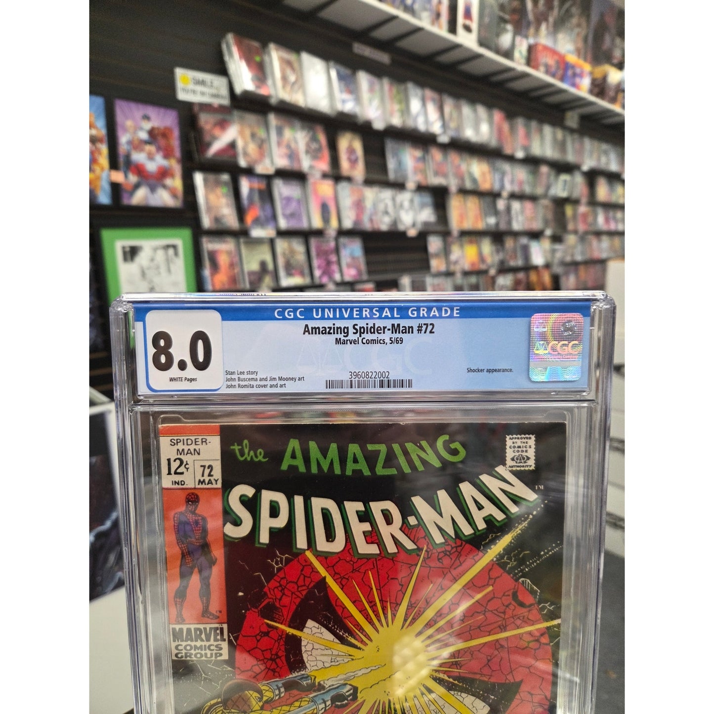 Amazing Spider-Man #72 (CGC 8.0) Shocker Appearance