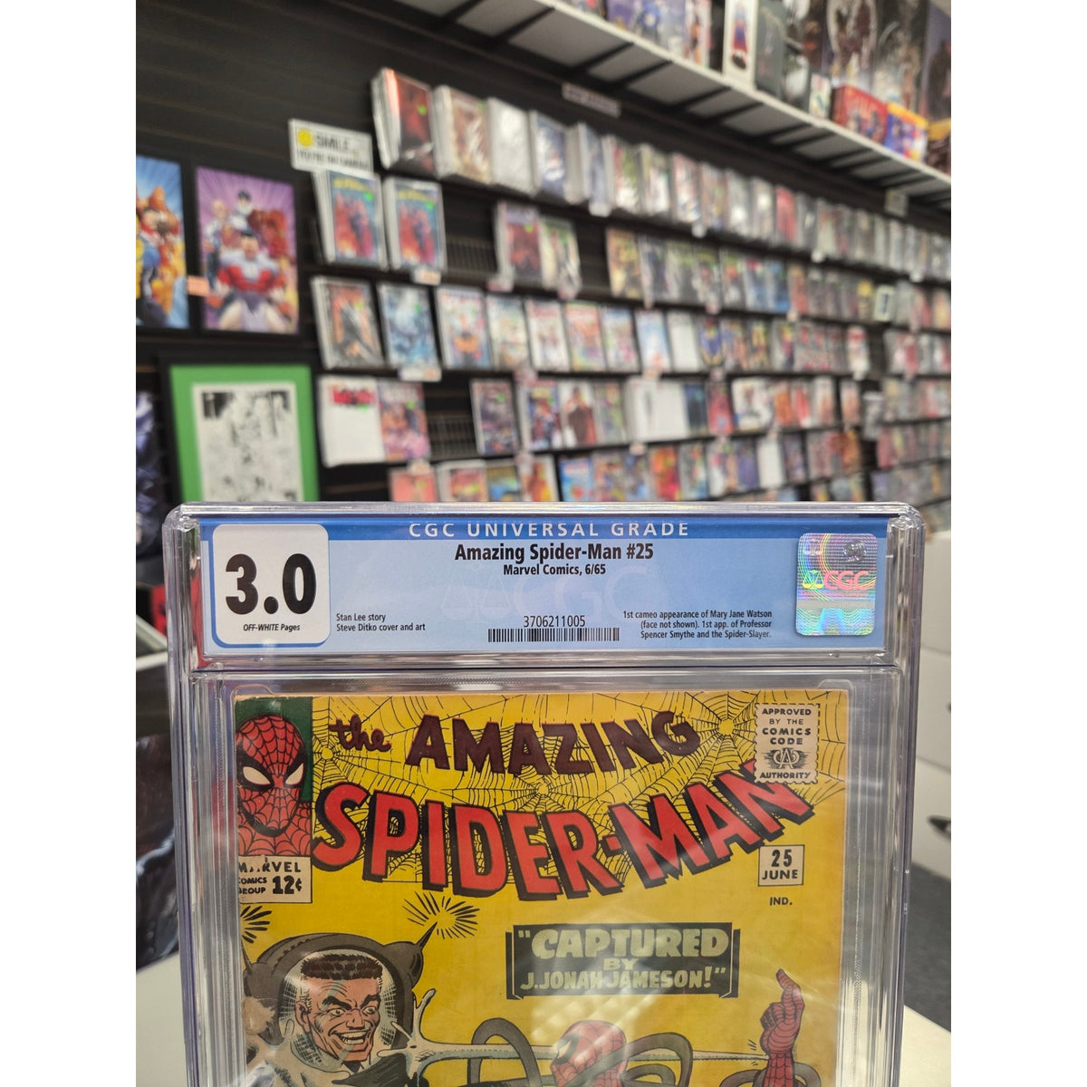 Amazing Spider-Man #25 (CGC 3.0) 1st Mary Jane Watson Cameo