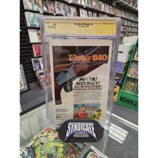 DC Comics Presents #26 (CGC 8.5) Signed by Jim Starlin