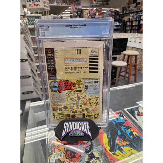 Amazing Spider-Man #194 (CGC 7.5) 1st Black Cat