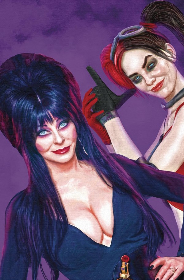 Harley Quinn X Elvira #1 Deegan Puchkors, Syndicate Comics & Collectibles Exclusive Variant