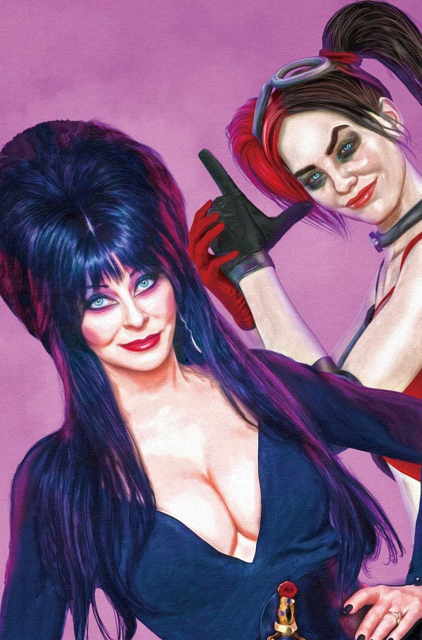 Harley Quinn X Elvira #1 Deegan Puchkors, Syndicate Comics & Collectibles Exclusive Variant