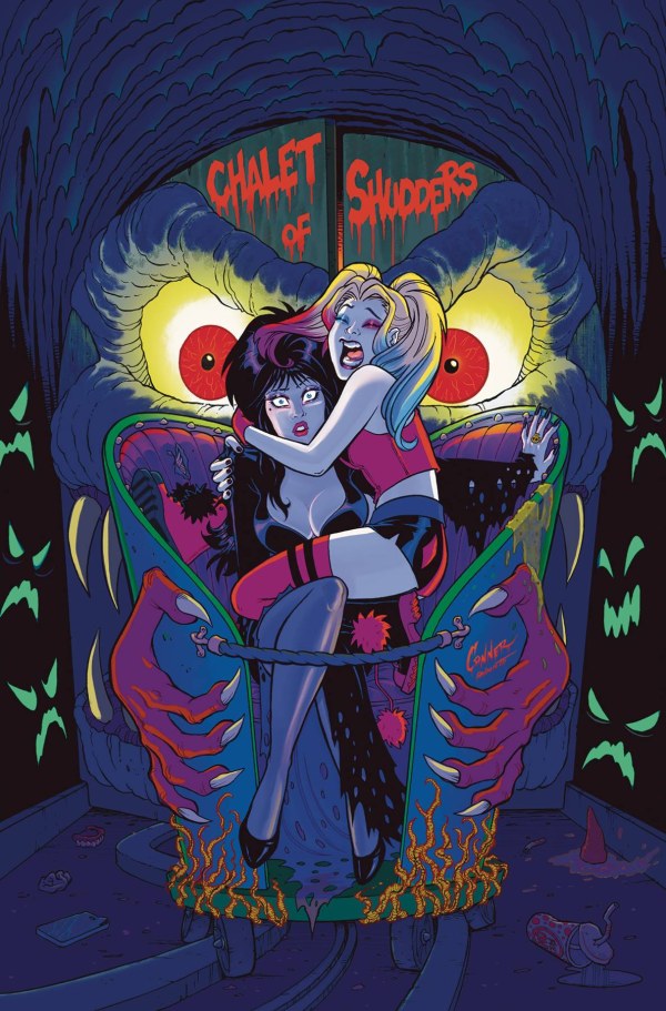 Harley Quinn X Elvira #1 Deegan Puchkors, Syndicate Comics & Collectibles Exclusive Variant