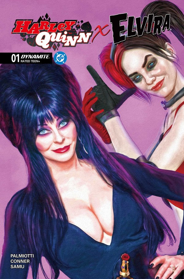 Harley Quinn X Elvira #1 Deegan Puchkors, Syndicate Comics & Collectibles Exclusive Variant