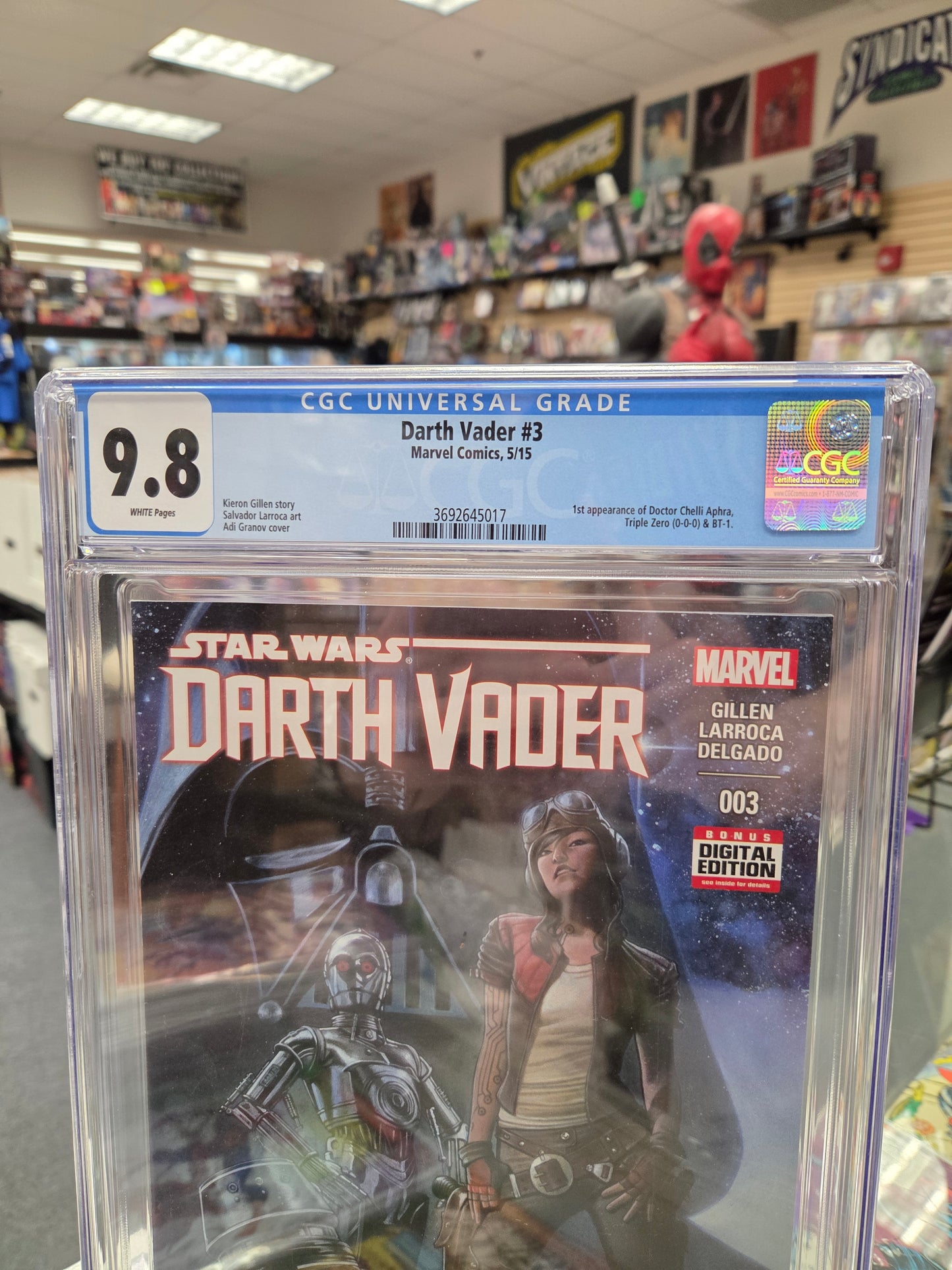 Star Wars: Darth Vader #3 (CGC 9.8) 1st Doctor Aphra
