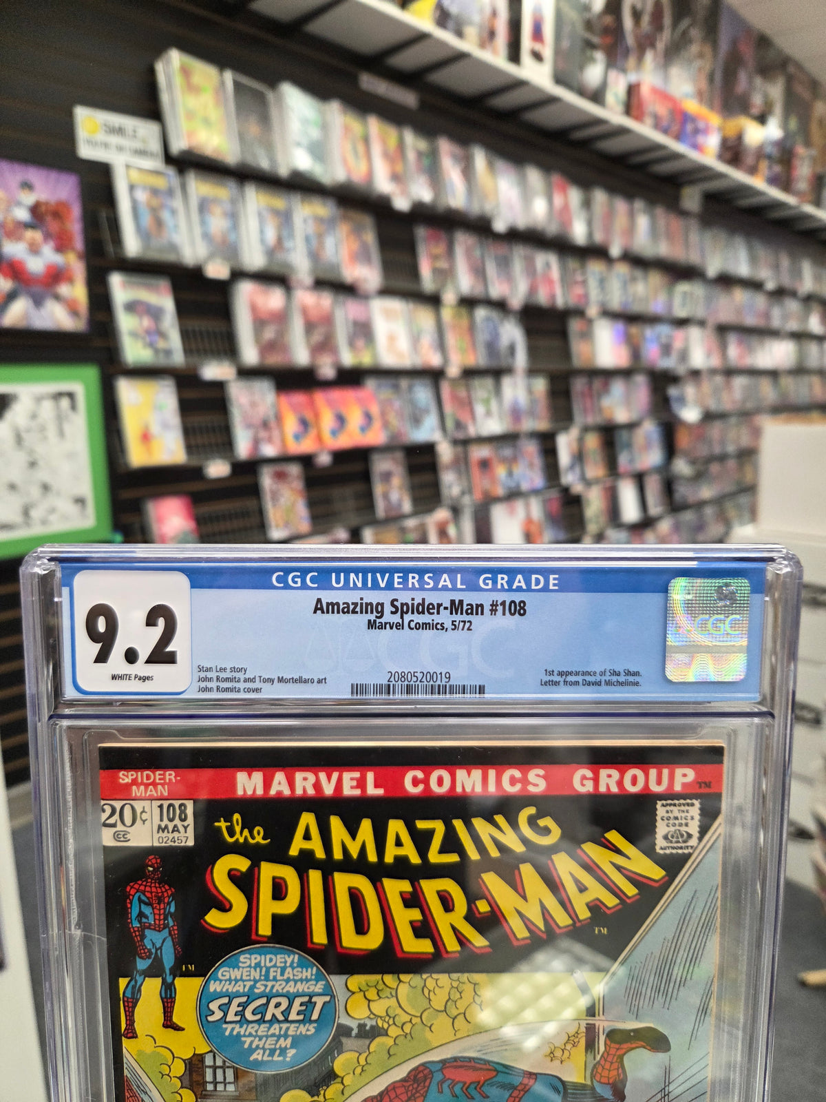 Amazing Spider-Man #108 (CGC 9.2) 1st Sha Shan