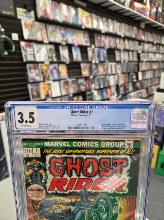 Ghost Rider #1 (CGC 3.5) 1st Solo Ghost Rider Title