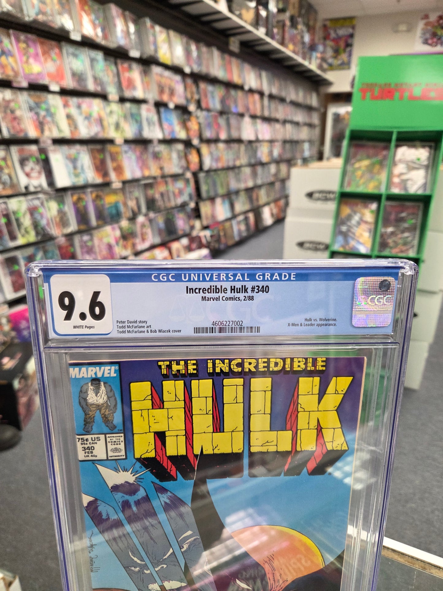 Incredible Hulk #340 (CGC 9.6) Iconic Cover