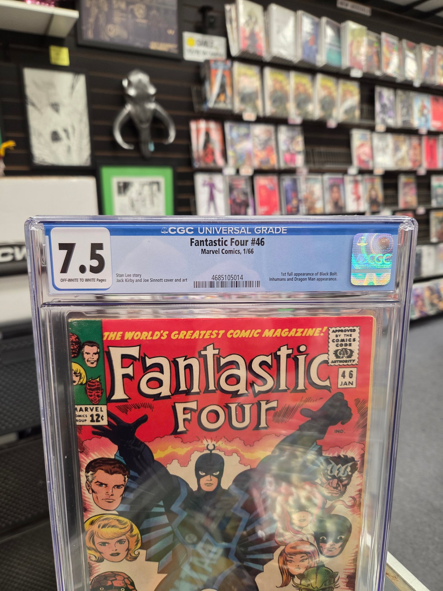 Fantastic Four #46 (CGC 7.5) 1st Black Bolt