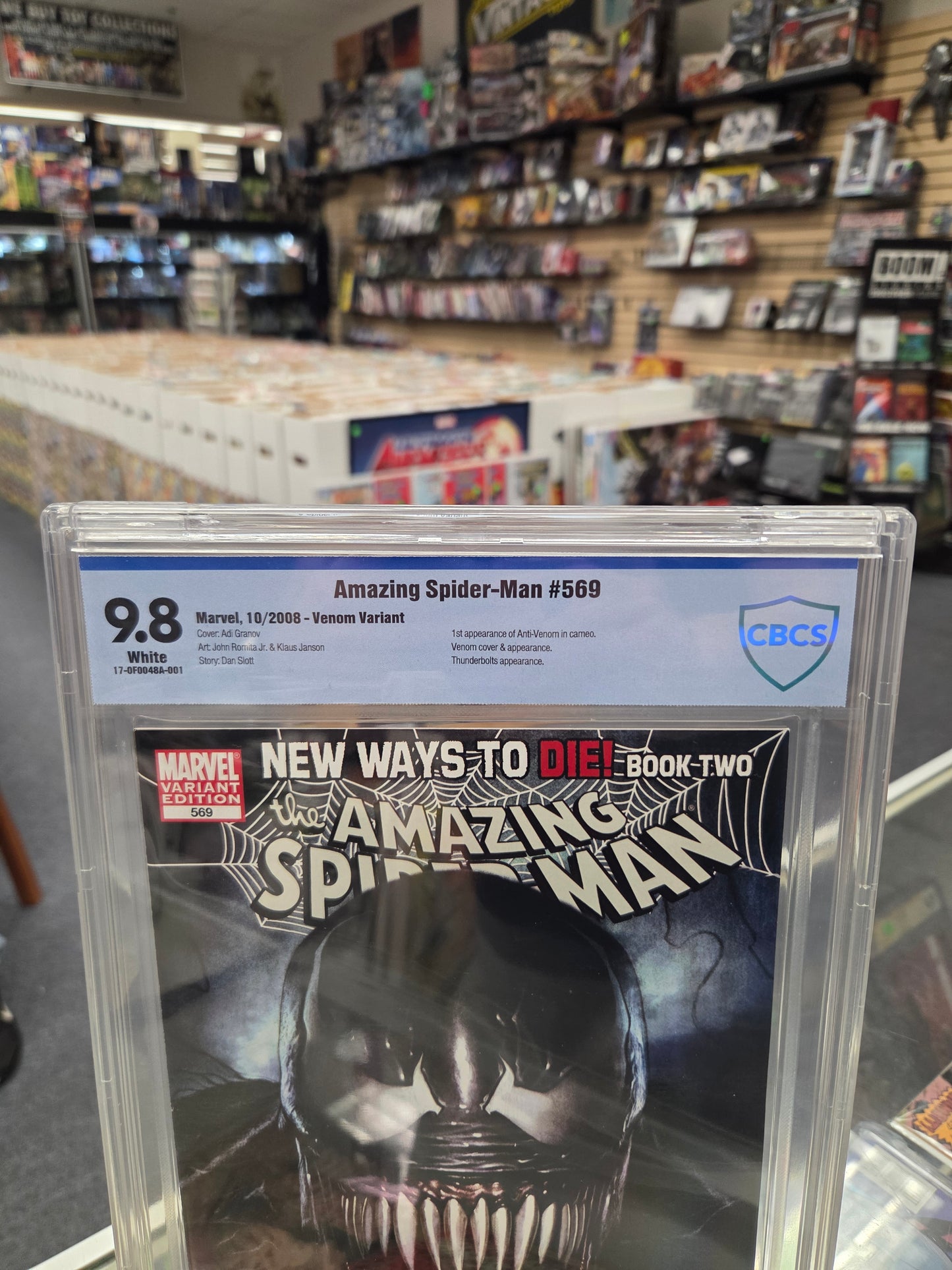 Amazing Spider-Man #569 (CBCS 9.8) 1st Cameo Of Anti-Venom