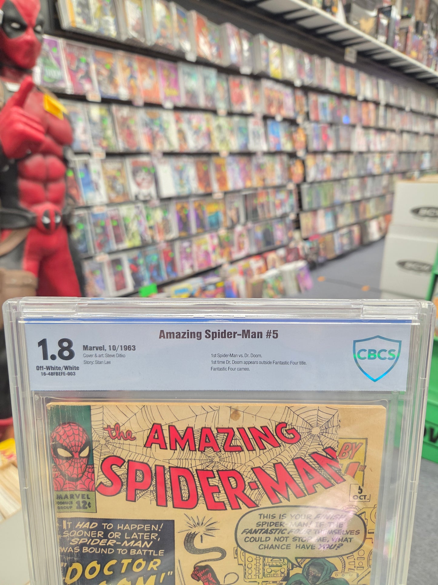 Amazing Spider-Man #5 (CBCS 1.8) 1st Spider-Man VS. Doctor Doom
