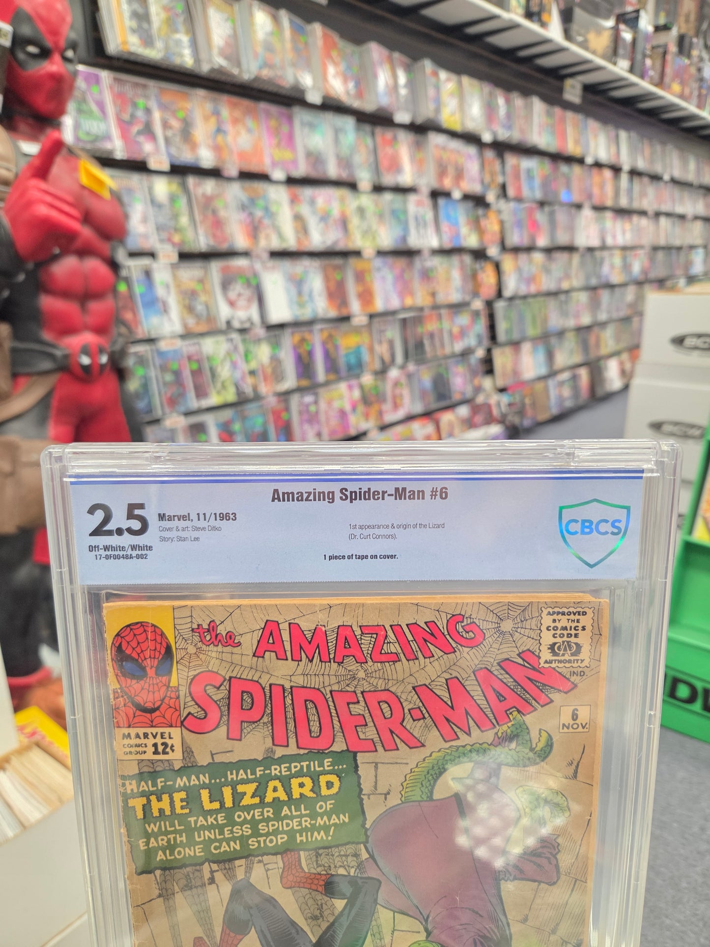 Amazing Spider-Man #6 (CBCS 2.5) 1st Lizard