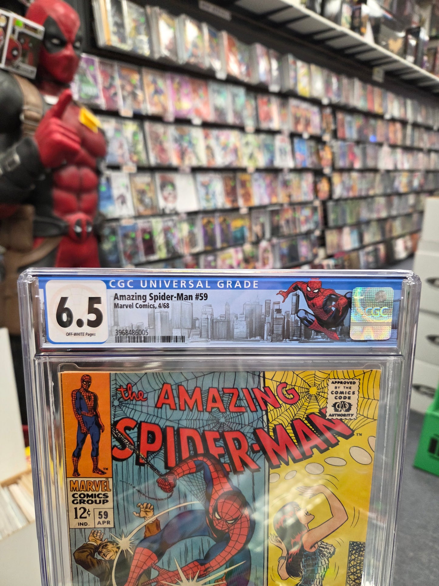 Amazing Spider-Man #59 (CGC 6.5) 1st Cover App. Of Mary Jane