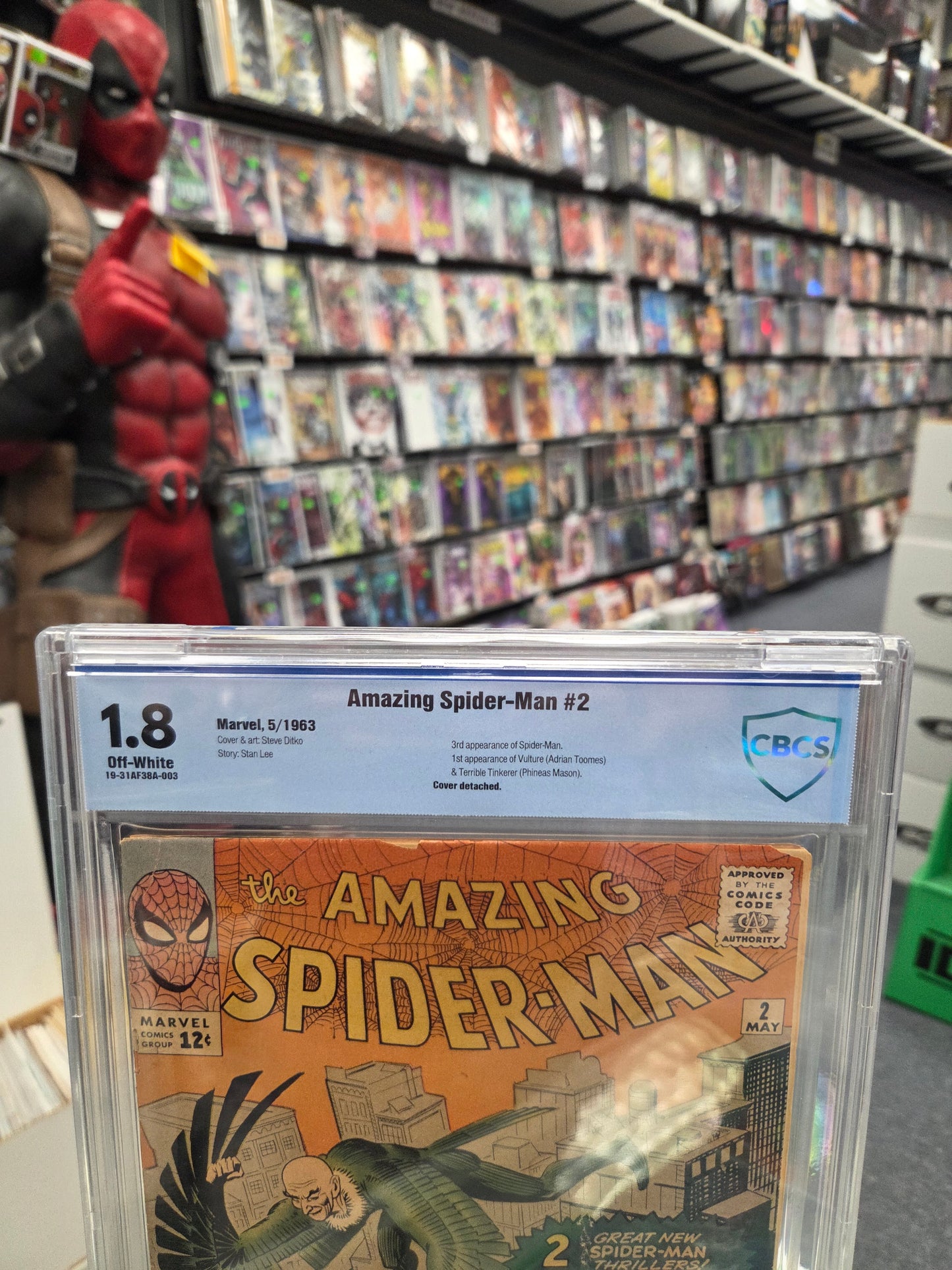 Amazing Spider-Man #2 (CBCS 1.8) 1st Vulture