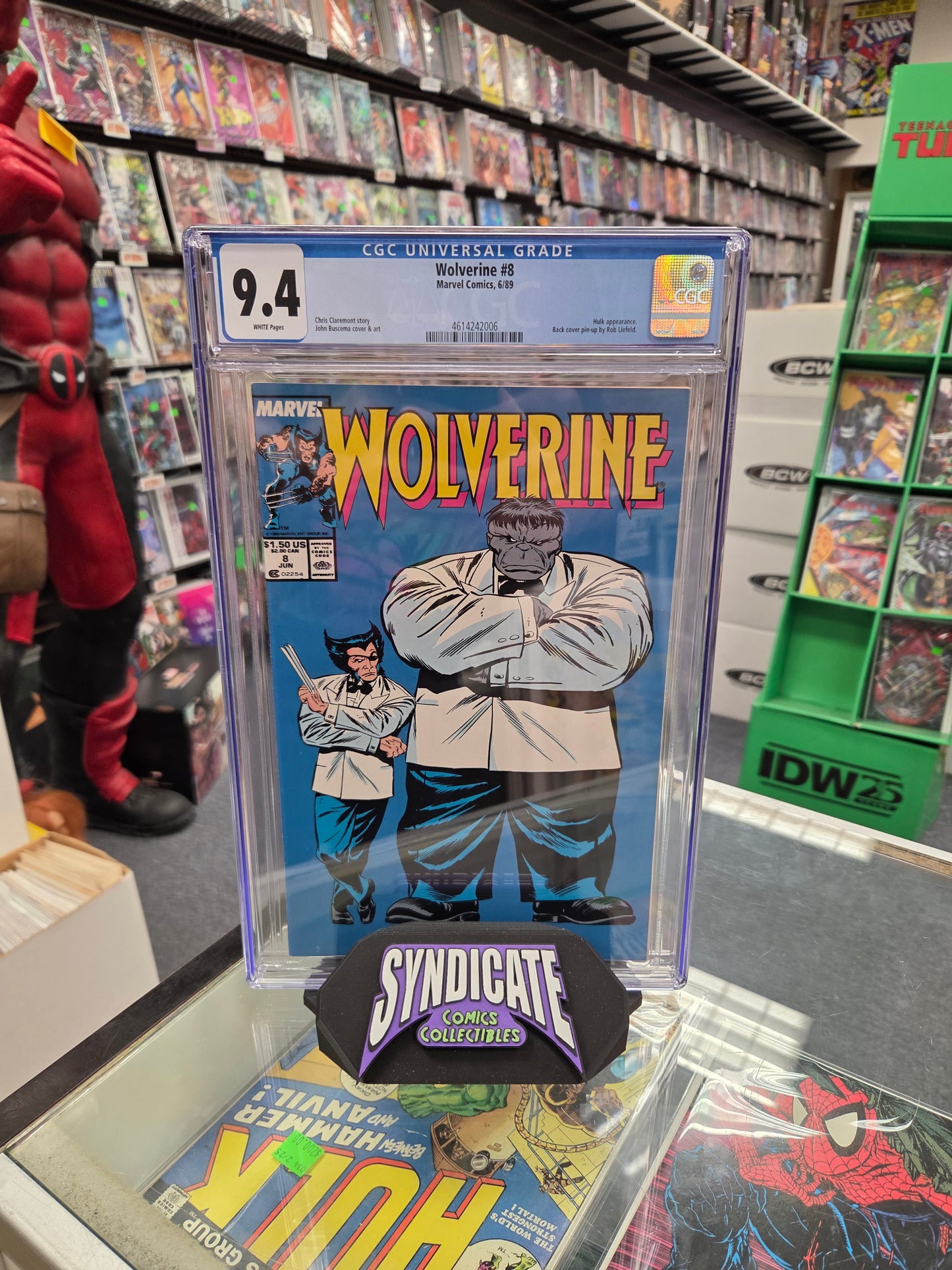 Wolverine #8 (CGC 9.4) Iconic Cover