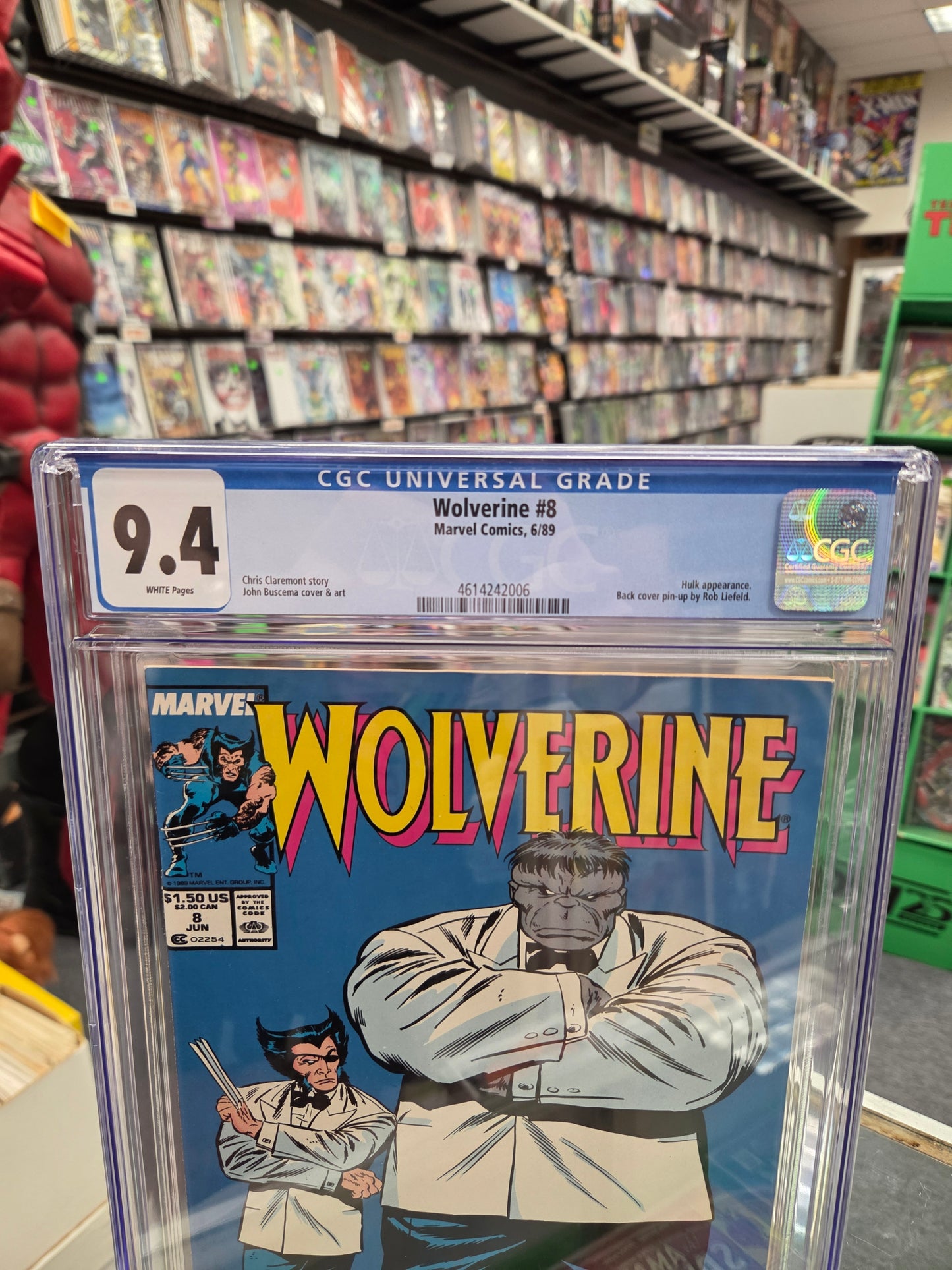 Wolverine #8 (CGC 9.4) Iconic Cover